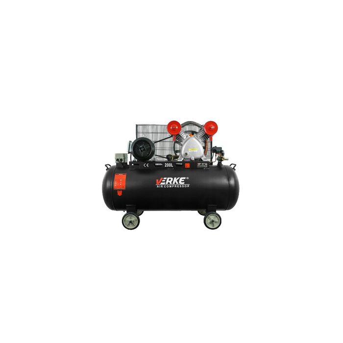 Compresor 200 litri, 2 pistoane pe ulei, motor electric 5.5 CP, 400 V,