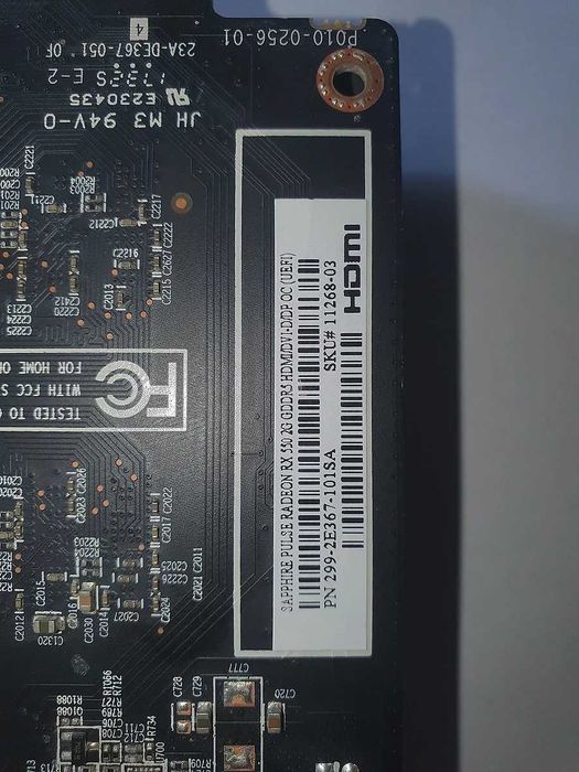 Sapphire Radeon RX 550 2GB GDDR5 Graphics Card