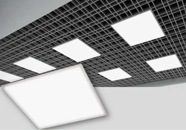 Светильник светодиодный 588х588х19 36Вт ОПАЛ 6500К ГРИЛЬЯТО IP40 SWEKO