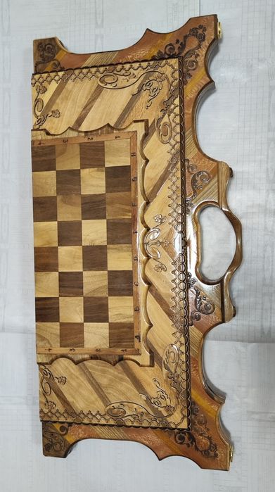 Красивые нарды из ореха