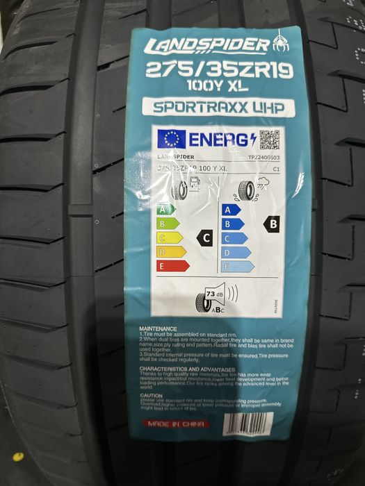 Нови летни гуми LANDSPIDER UHP 275/35R19 100Y XL НОВ DOT БОРД 2753519