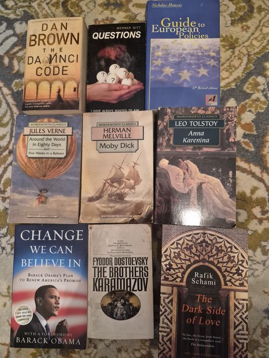 Cărți in limba engleza English books (Moby Dick, Karamazov, Tolstoii
