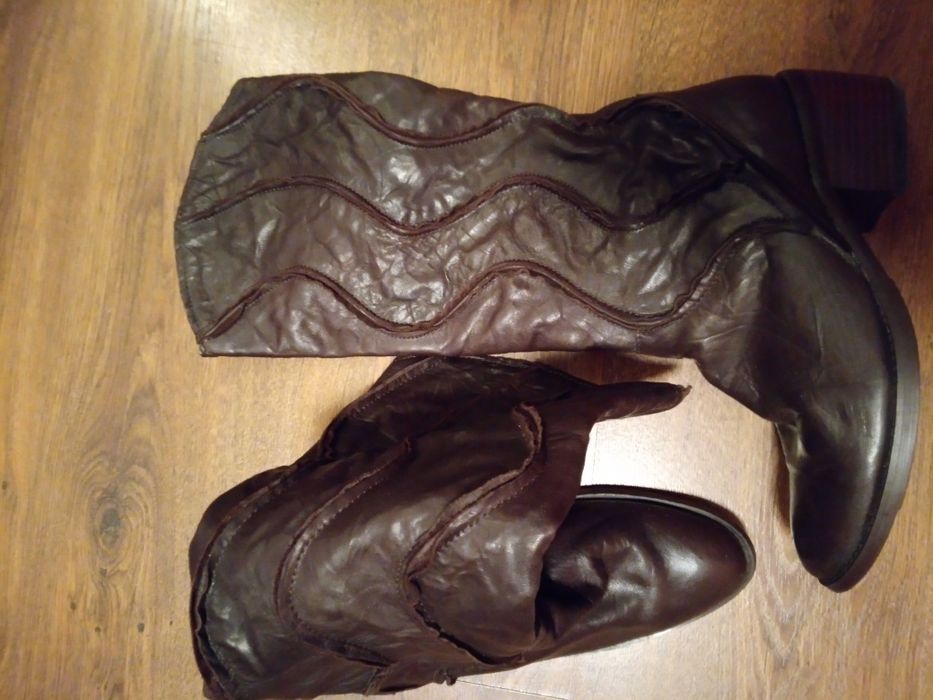 Ботуши, естествена кожа 40 номер