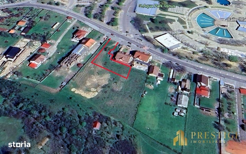 Teren intravilan de 1200 mp de vanzare in Baile 1 Mai - Bihor