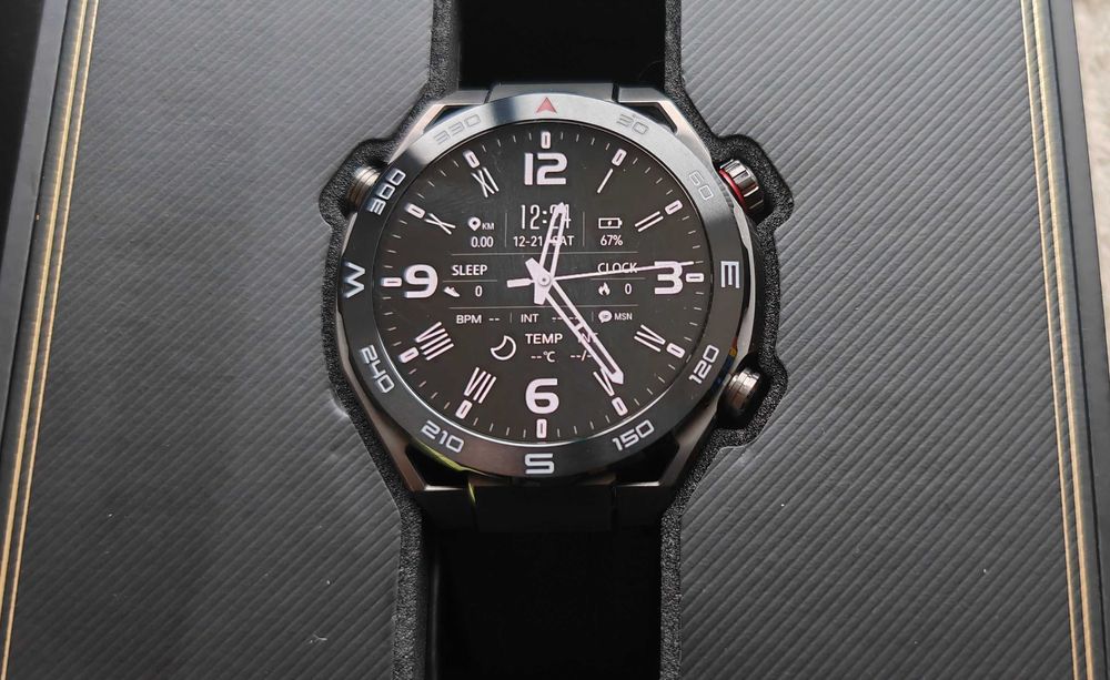 КАТО НОВ * Huawei Watch Ultimate Expedition (CLB‑B19) Black HNBR Strap