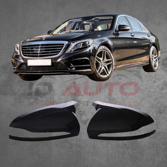 Капаци за огледала за Mercedes S-Class W222 (2013–2020) стил Batman