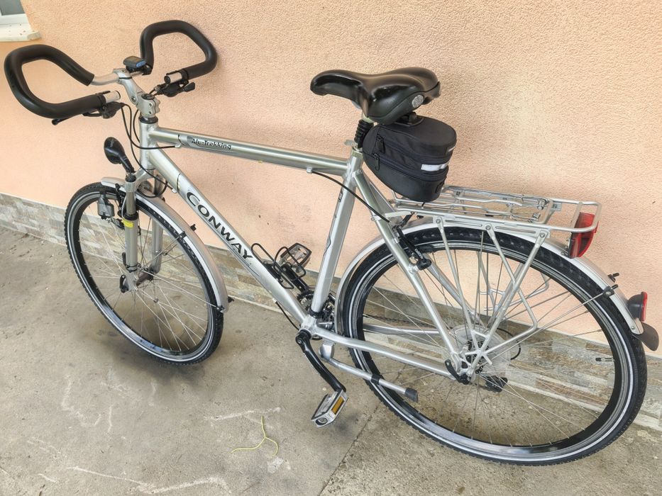 КАТО НОВ!! KONWAY ALU-TRKKING Алуминиев Велосипед Колело 28цола 27 ск.