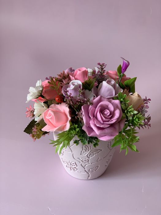 Букеты из мыла, оригинальный подарок.