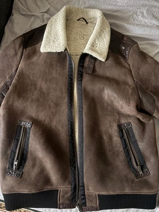 Дубленка Clarks Step из натуральной замши, овчины и коди