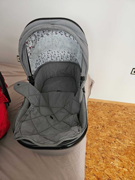 Бебешка количка Lorelli Rimini 2 в 1 ,цвят сив