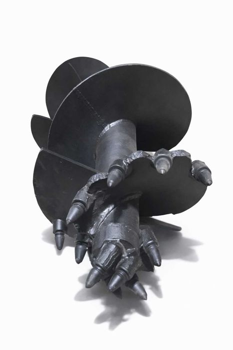 Скальный забурник 550 мм для гидробура | Шнек 1 м, квадрат 75×75