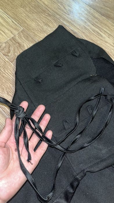 Чёрная вечернее платье