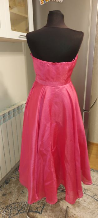 Rochie BBy roz , midi,  deosebită