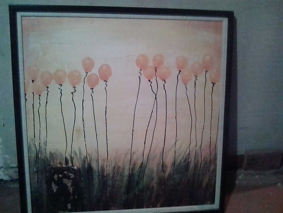 Картина в рамка с балони