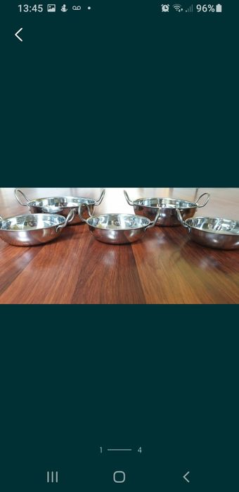 Set de vase inox pentru balti bucătărie curry