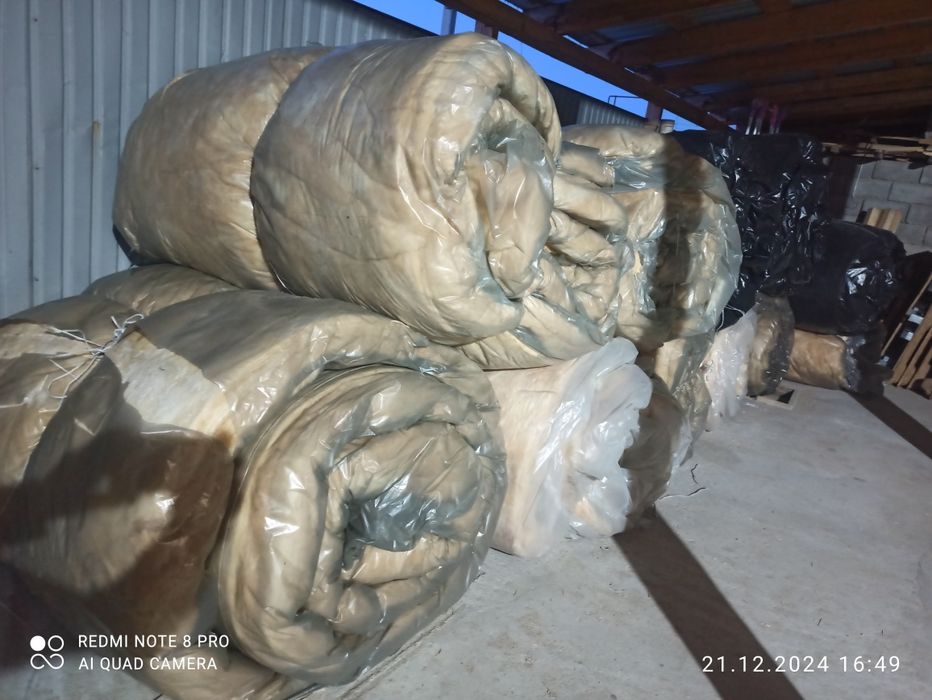 Стекловата рулонда 21000 тг Ден примерно 50 кв