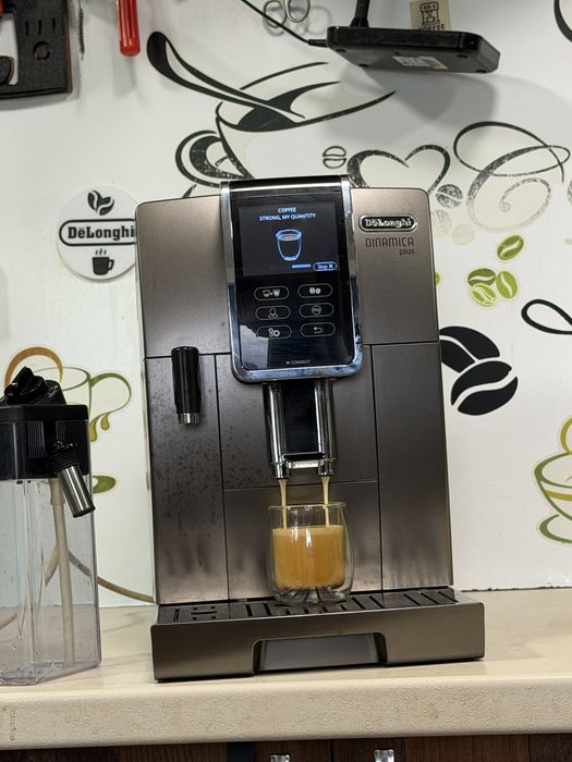 Кафемашина кафе автомат delonghi dinamica plus Bluetooth с гаранция