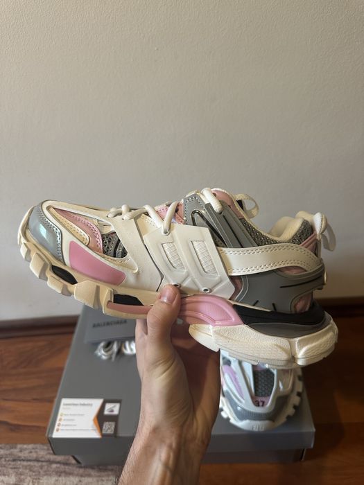 Balenciaga Track White Rose Pink Grey