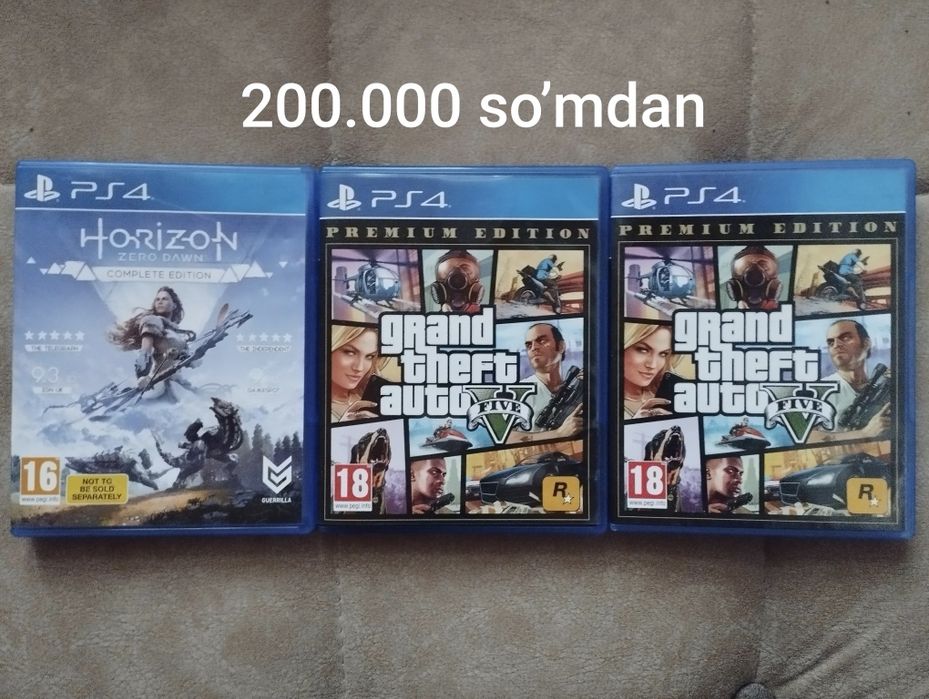 Ps3 ps4 ps5 uchun disklar