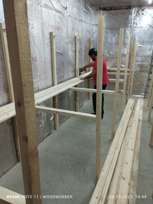 Стеллажи Для склада. из Дерева