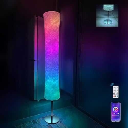 Нова Смарт RGB LED ъглова лампа с APP, Alexa, музика за осветление дом