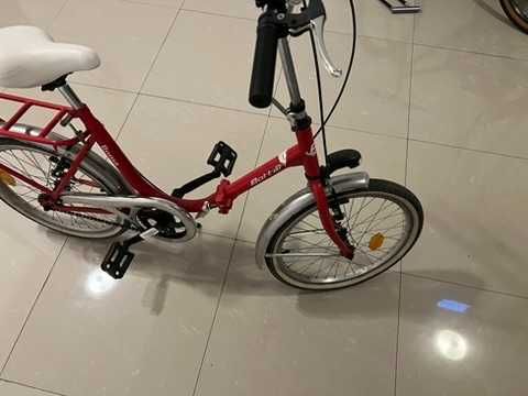 Bicicletă pliabilă Bottari Roma – Pliabilă, roșie, stare foarte bună