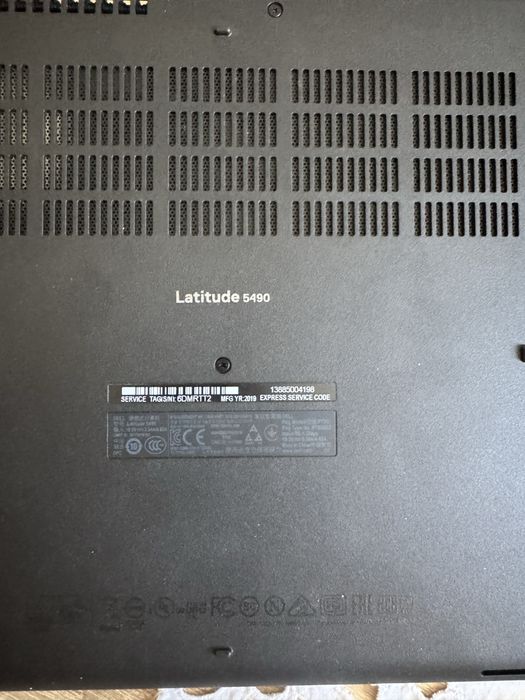 Dell Latitude 5490, Intel i7-8650U, 8 GB RAM, SSD 256 GB