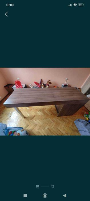 Барплот и шкаф МДФ 18мм. Дъб какао