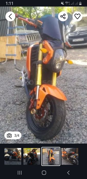 Элекромотоцикл тез арада сатылады