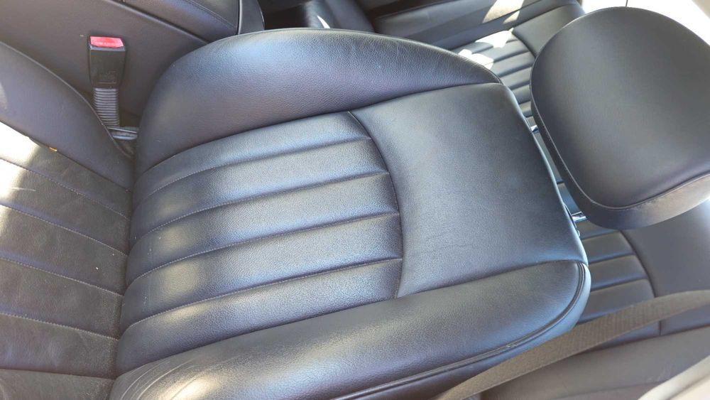 interior scaune piele neagra Mercedes CLS W219 Facelift scaun sofer