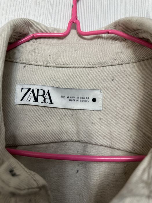 Джинсовая рубашка Zara премиум качество