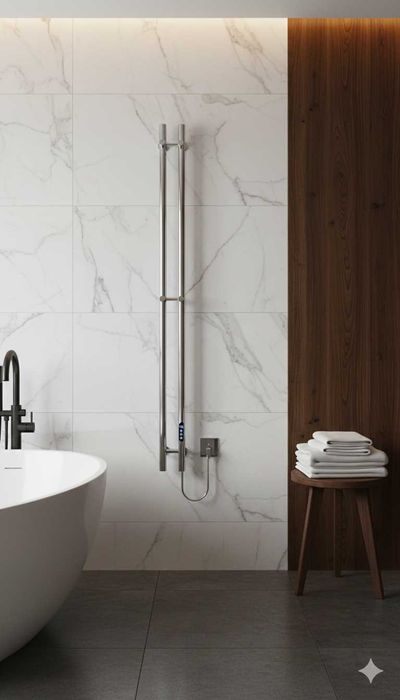 Электрополотенцесушитель с таймером и термостатом SR Lux