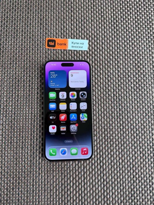100% БАТЕРИЯ! 512Gb! iPhone 14 Pro Max Лизинг от 23€/мес  / Deep Purple deep purple лилав