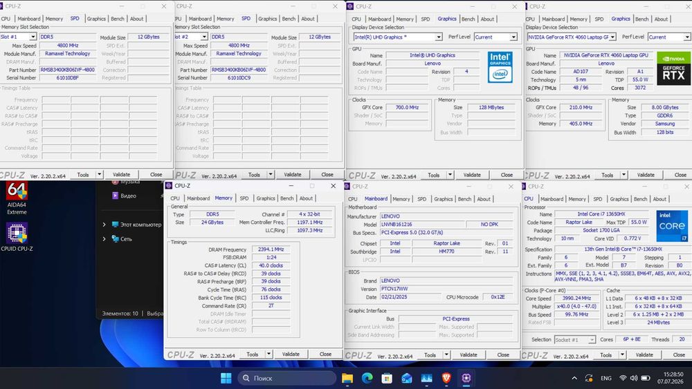 Notebook Lenovo Legion I5 15IRX9