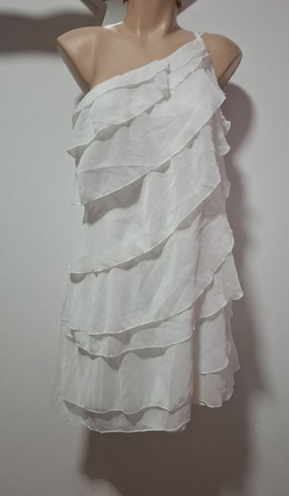 Rochie albă scurtă