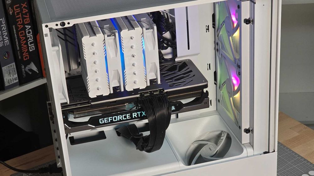 PC i5-14600KF + RTX 3080 GameRock 10GB / 32GB DDR4 / SSD NVMe Samsung AI Workstation / Gaming NZXT H5 Flow RGB B760M-A WIFI D4 1440p High / Ultra