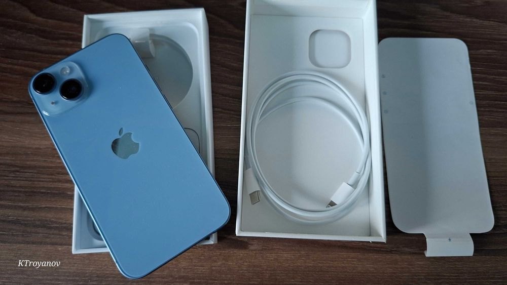 14 128 GB blue / запазен, чисто нов