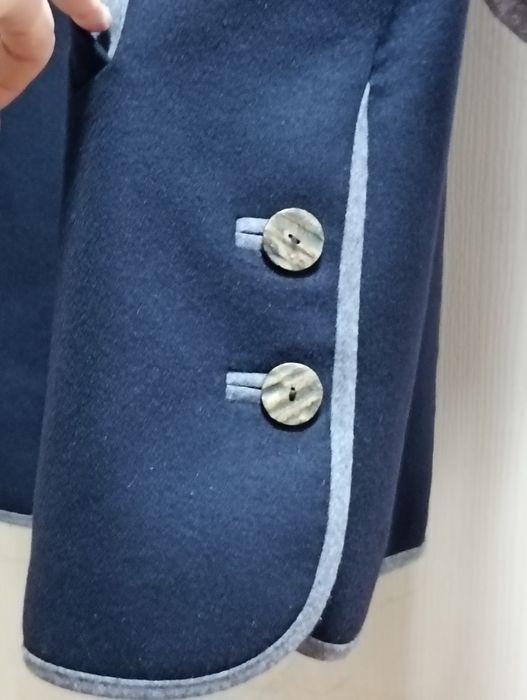 Palton elegant și călduros , de LUX cu 10% alpaca și 90 % lână virgina