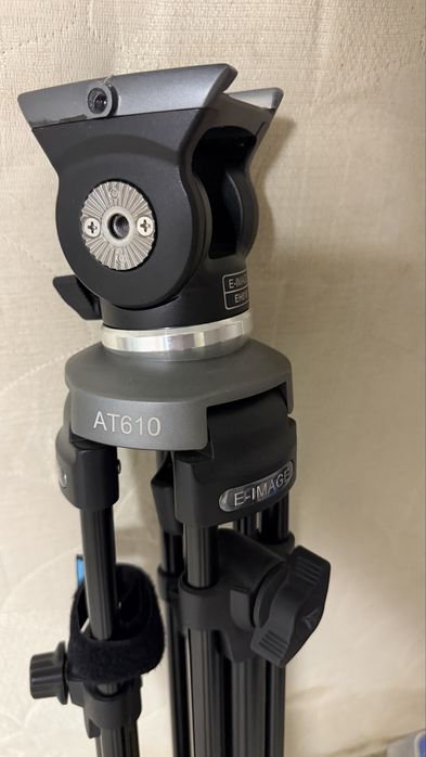 Set 3 Trepied Video E-Image AT610 cu EH610 cap sferic
