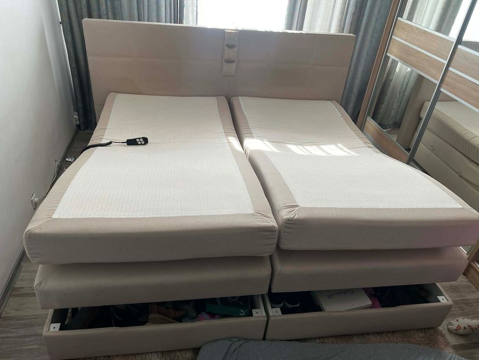 pat boxspring de 2m pe 2m electric