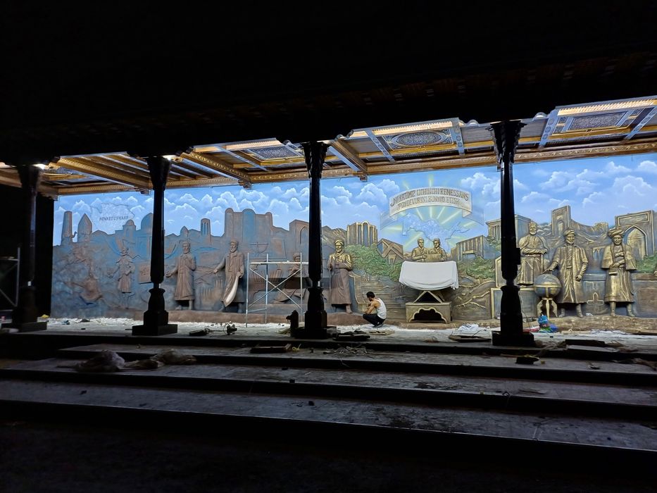 Haykal bareleyf monument rassom xizmati