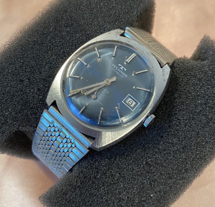 Technos 17 jewels, ceas elvețian, mecanic