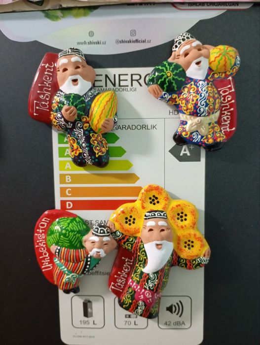 Бабайчики магнитики для холодильника