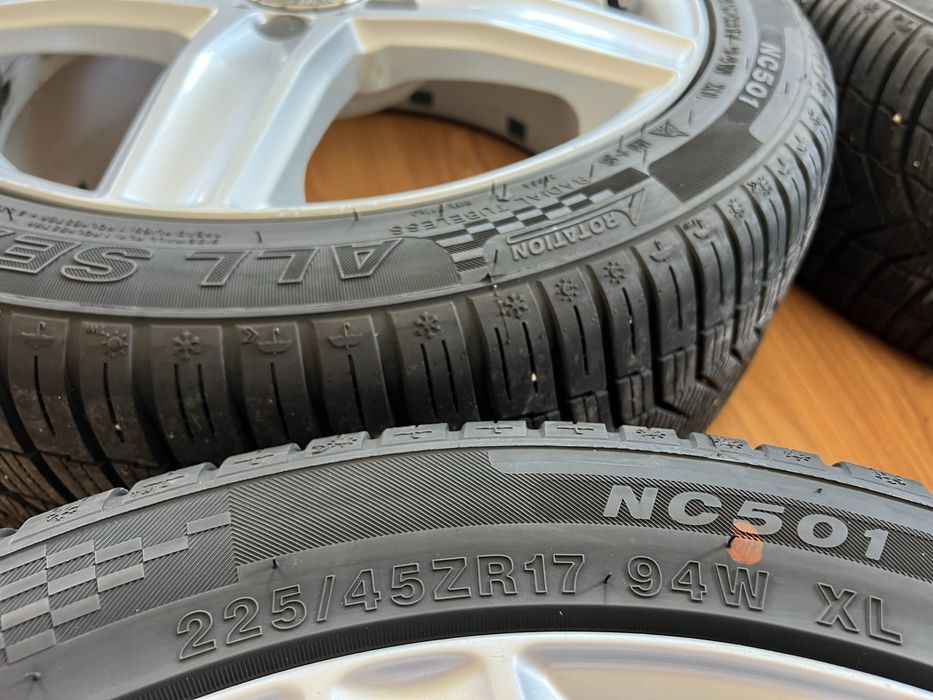 Jante Complete Iarna Mercedes C Class W204 A B CLA W117 225 45 17