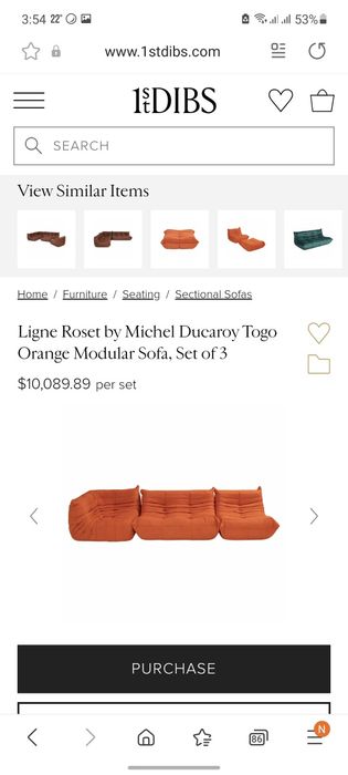 Ligne Roset TOGO sofa by Michel Ducaroy