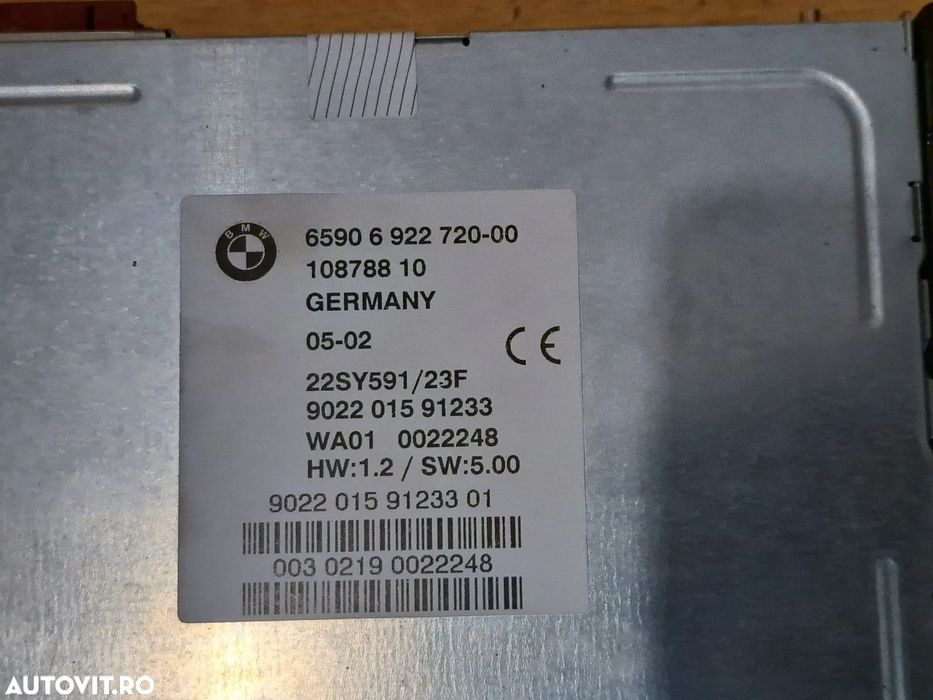 Unitate control ECU modul navigatie cititor CD GPS Original BMW E46 E39 E83+LCI E53 E85 E86 R50 R53 R52