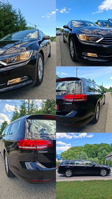 VW PASSAT B8 * HIGHLINE * ACC * FRONT ASSIST * Negru Saphire * Navigatie R-LINK* CarPlay* Cutie de Viteze AUTOMATĂ DSG * Euro 6* Import Germania 1 ZI*