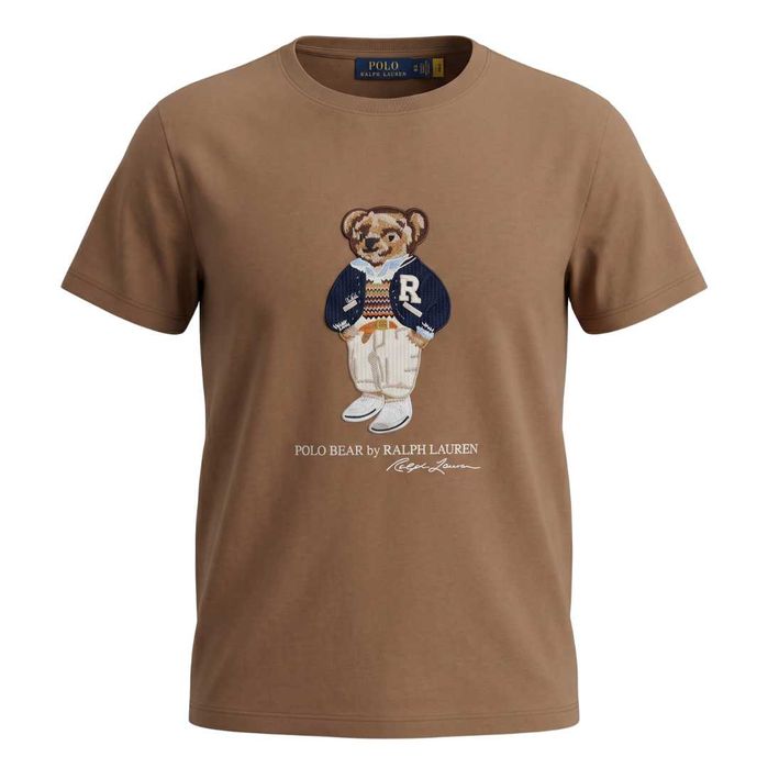 Мъжка Оригинална Тениска - Rauph Lauren - Кафяв Цвят