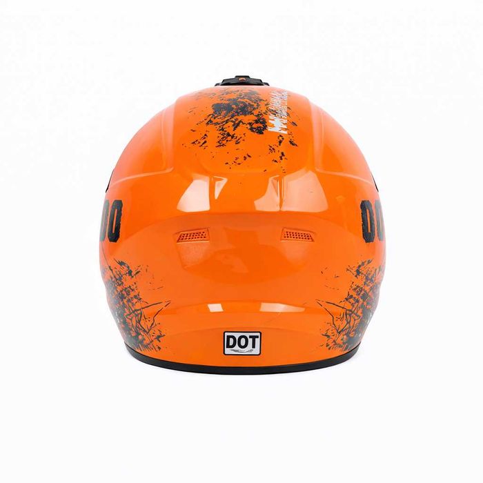 Casca Moto Enduro Cross ATV - S / M / L / XL - Portocaliu