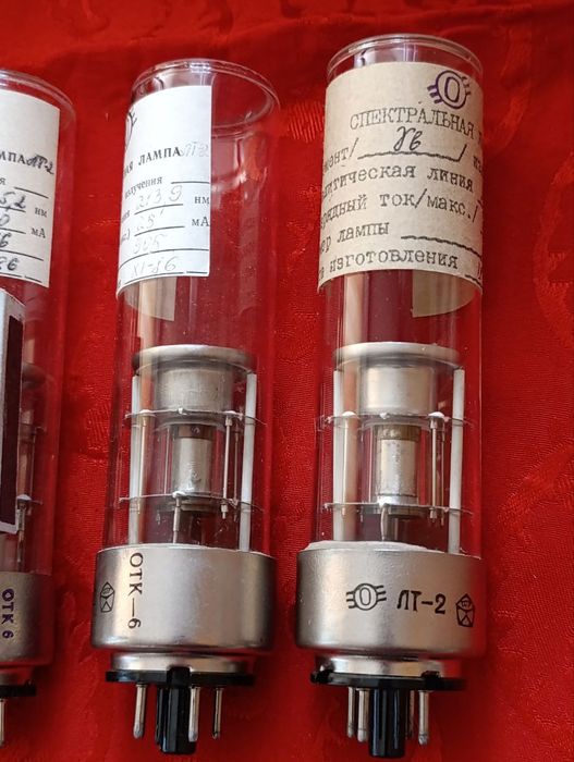 Лампы спектральные  ЛТ- 2 1986 г. НОВЫЕ СССР